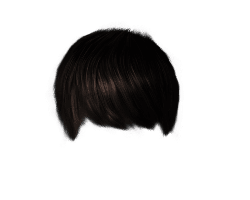 Male hair clipart transparent