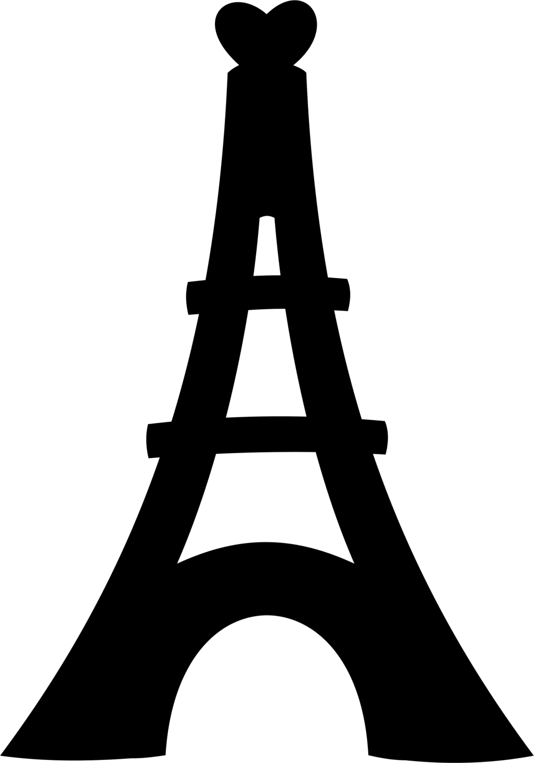 Eiffel tower view all images folder clipart 2