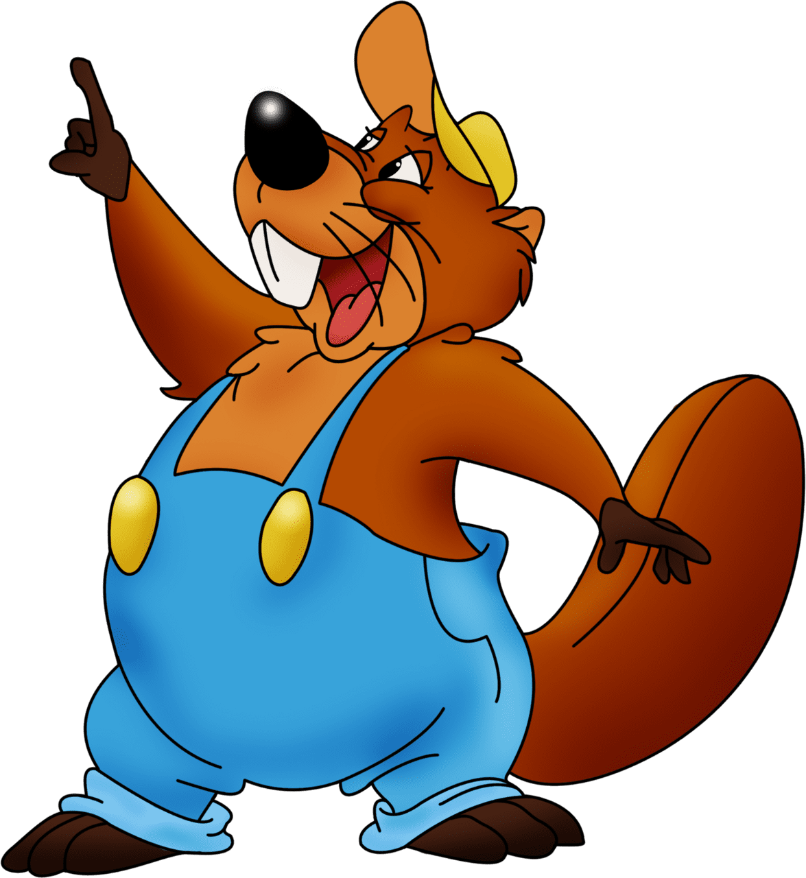 Beaver pin page clipart picture 2