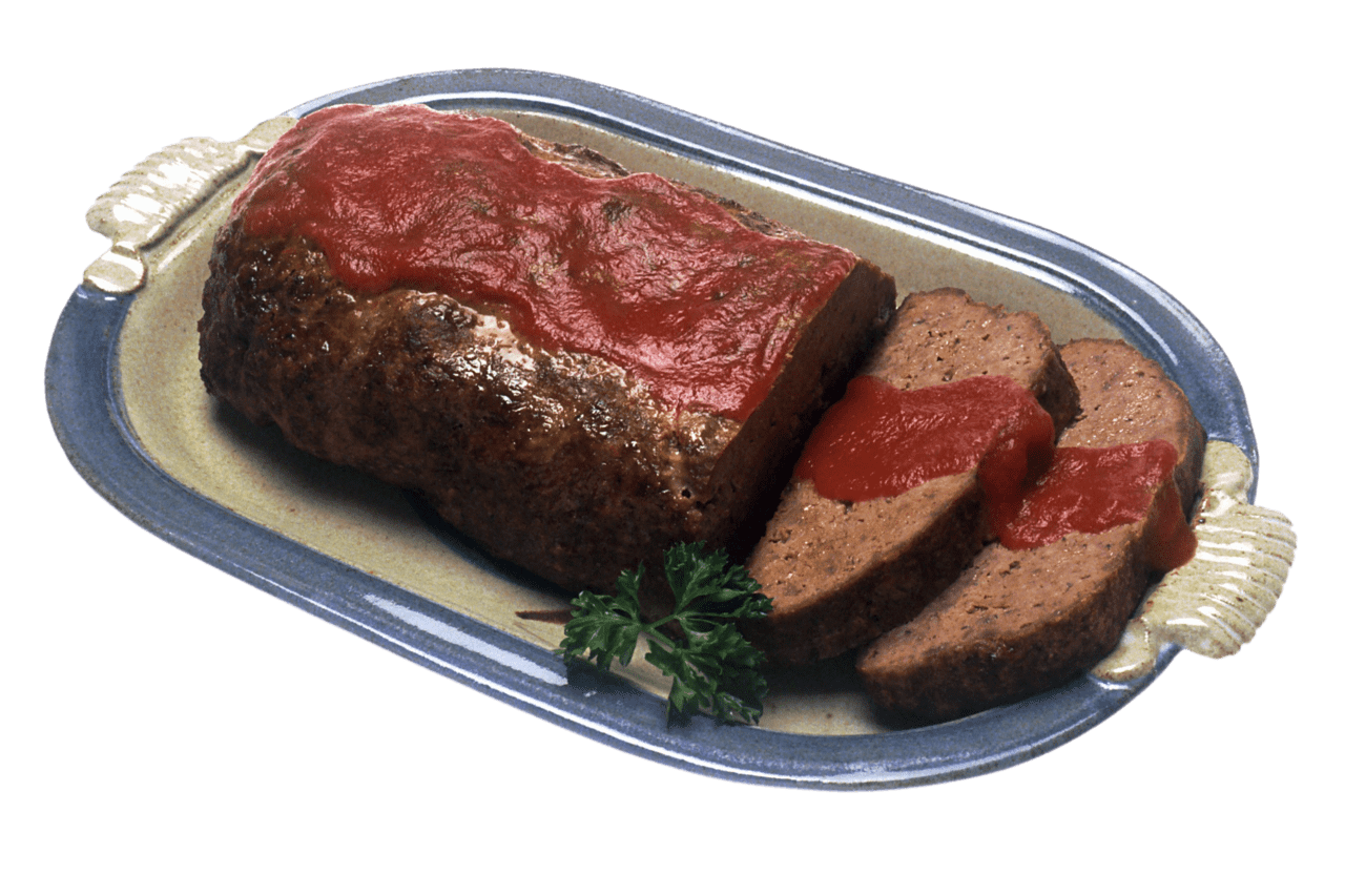 Steak meatloafwithsauce clipart picture