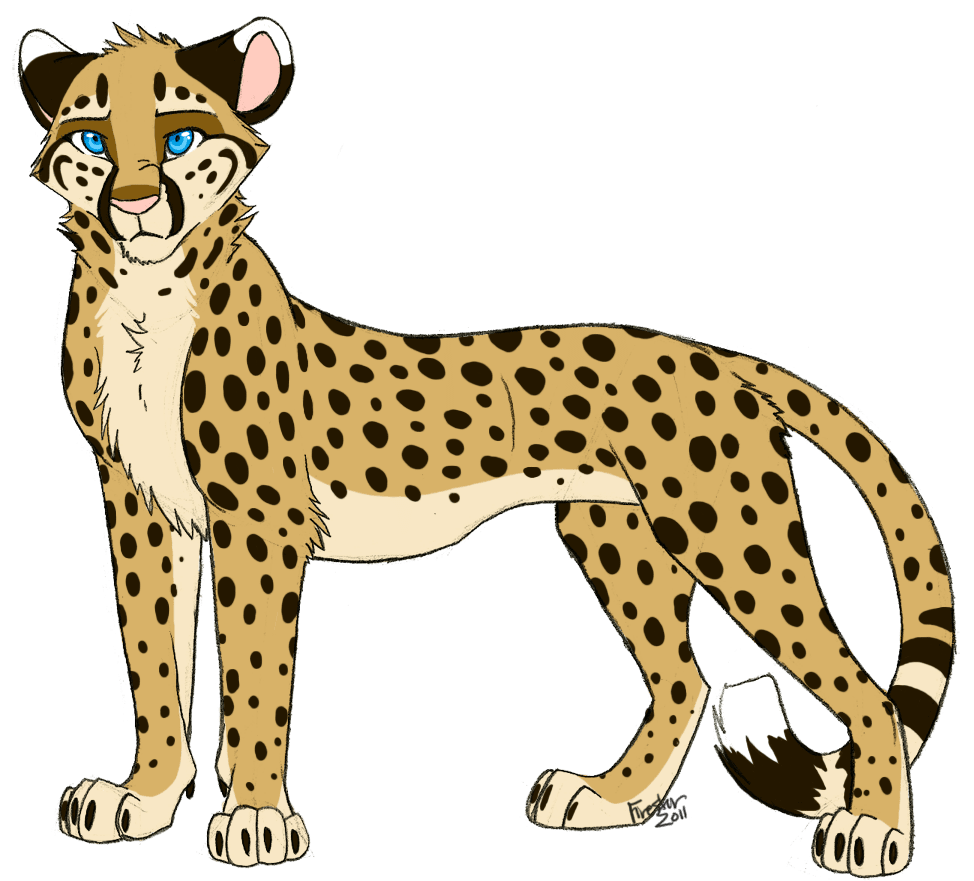 Cheetah soccer clipart bing vector