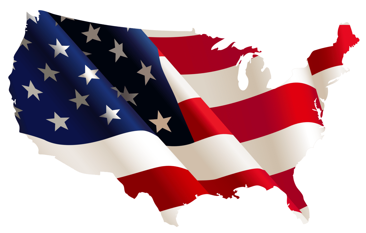 United states flag usa map clipart high quality images and