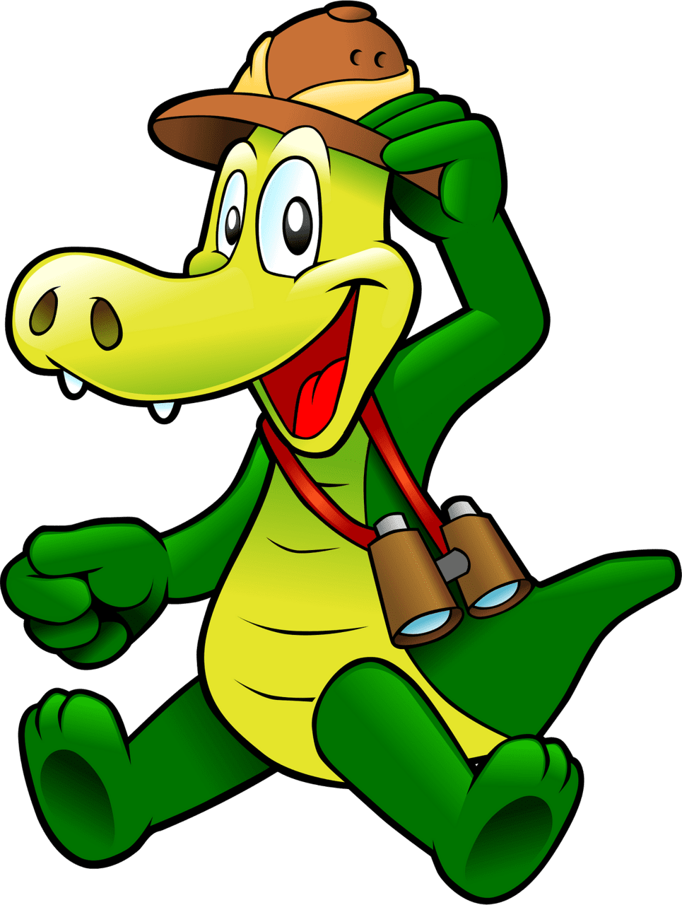 Smiling alli gator safari vector clipart images