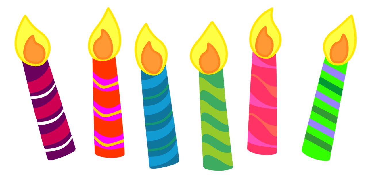 Hanukkah birthday cake clipart vector