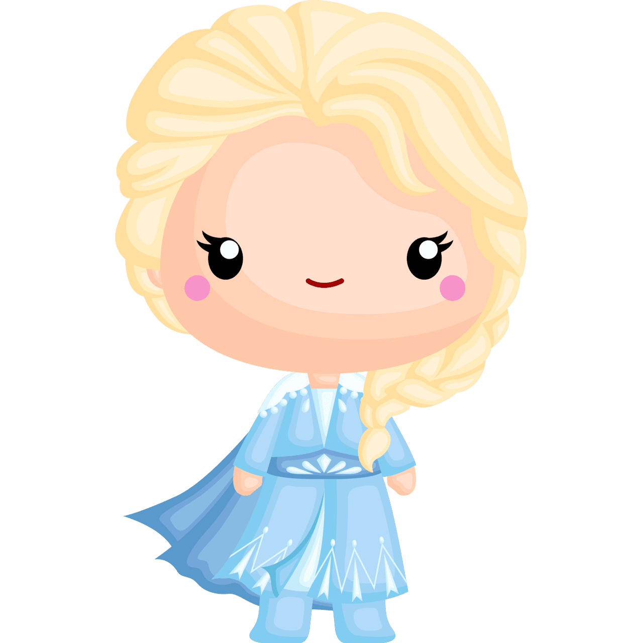 Elsa cute origamiami clipart image