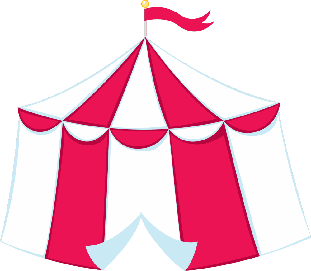 Circus pin page clipart transparent