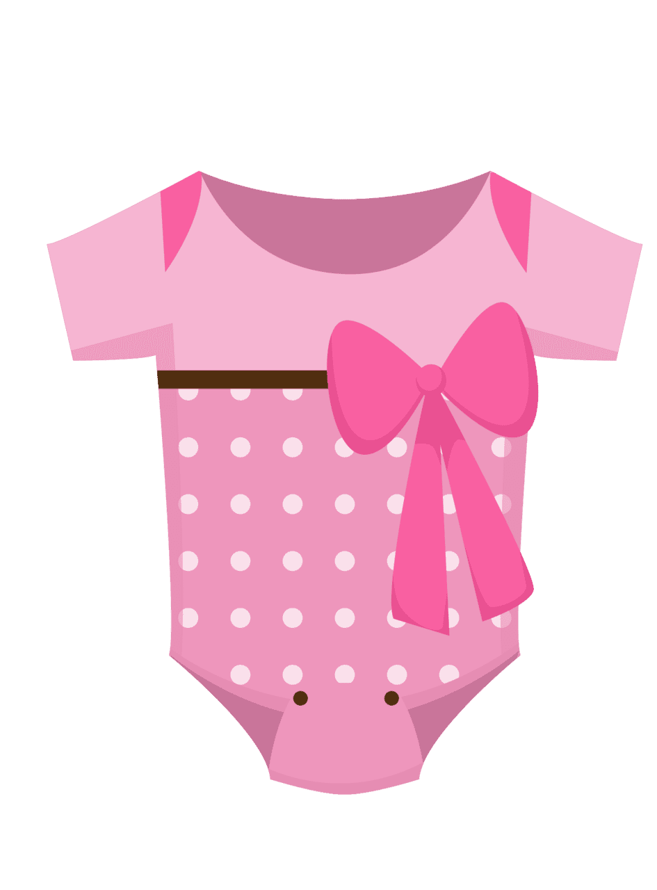 Baby shower pin page clipart image 2