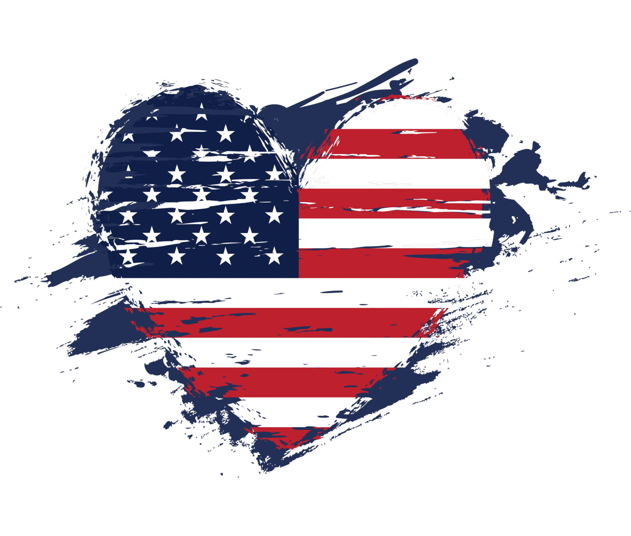 America heart clipart photo