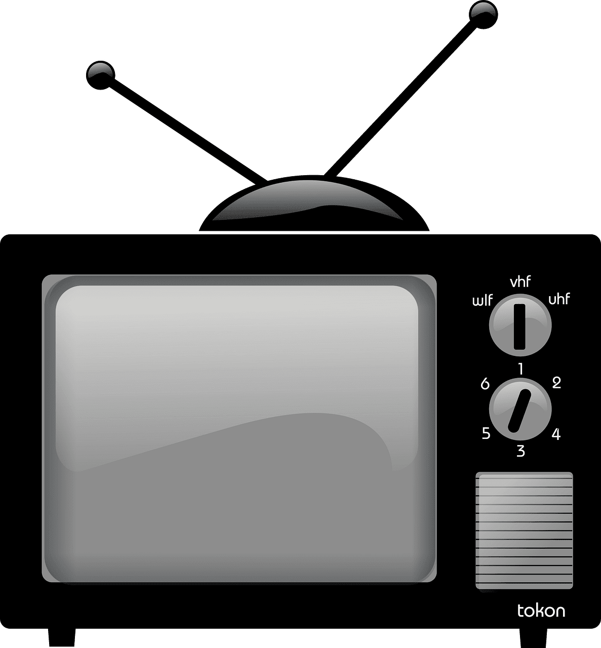 Television tv vector clipart images 2
