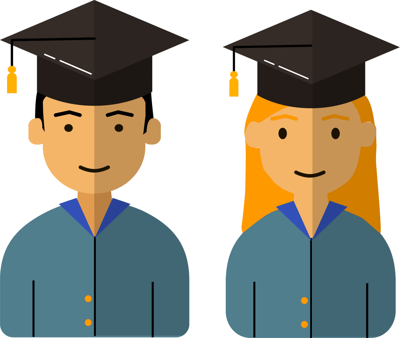 College student vector clipart images 2