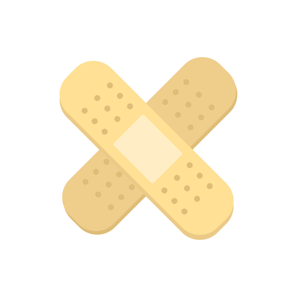 Band aid flat vector clipart