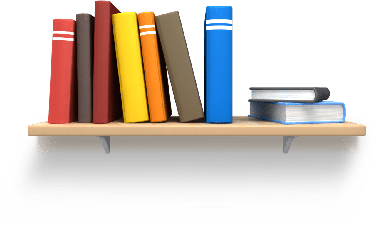 Bookshelf bookcase image size clipart 3