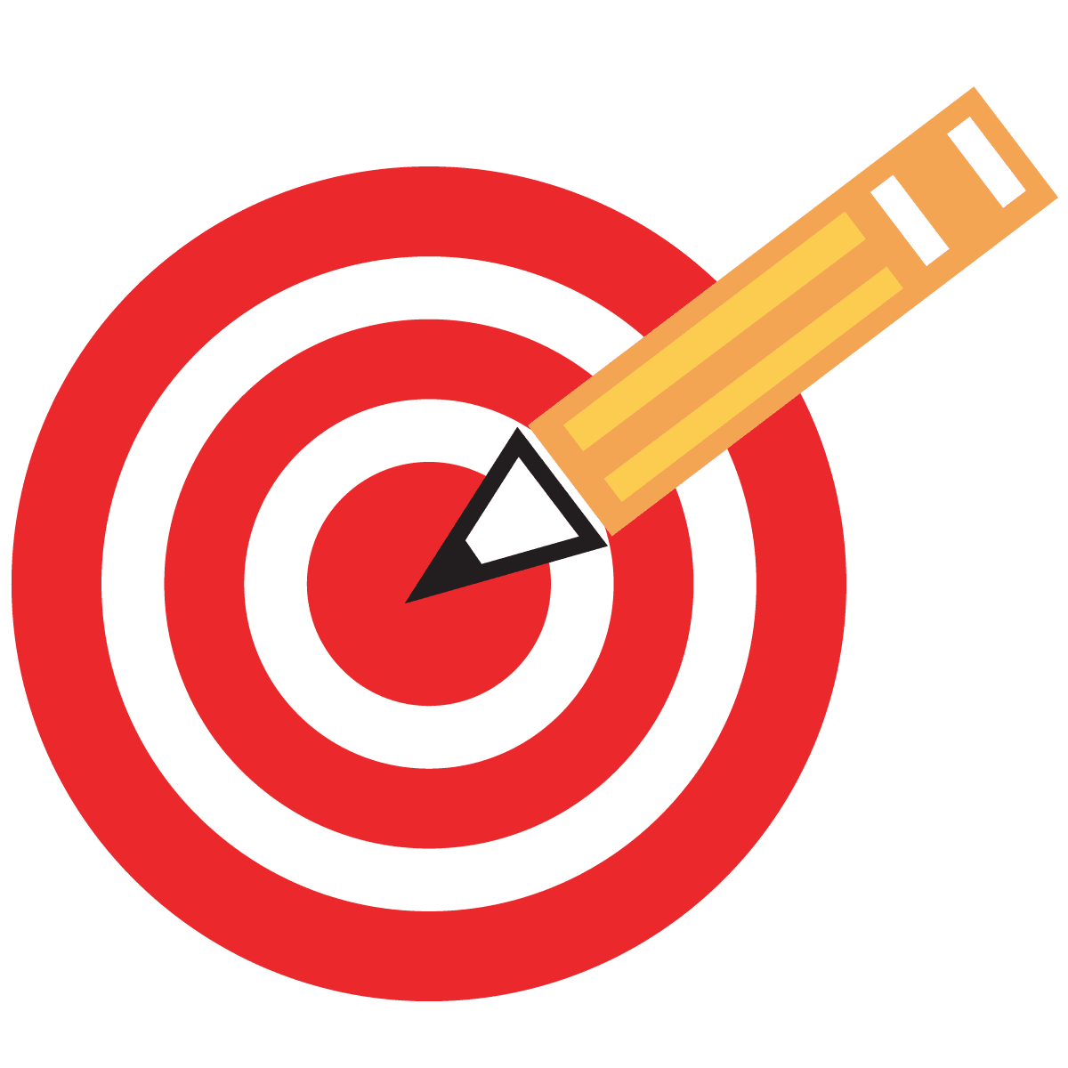 Target how to set writing goals clipart picture