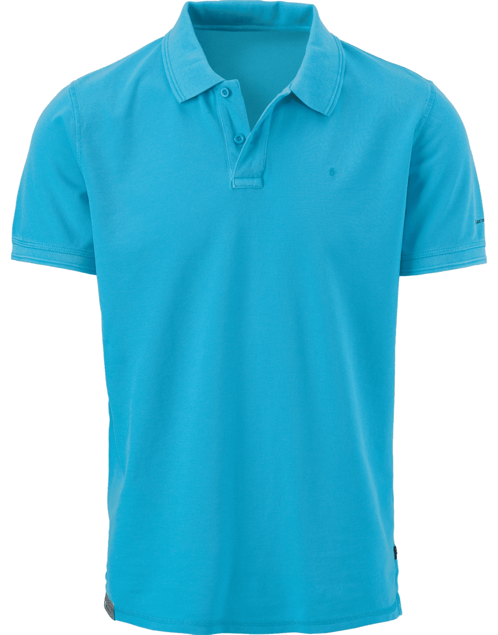 Shirt blue men polo clipart image