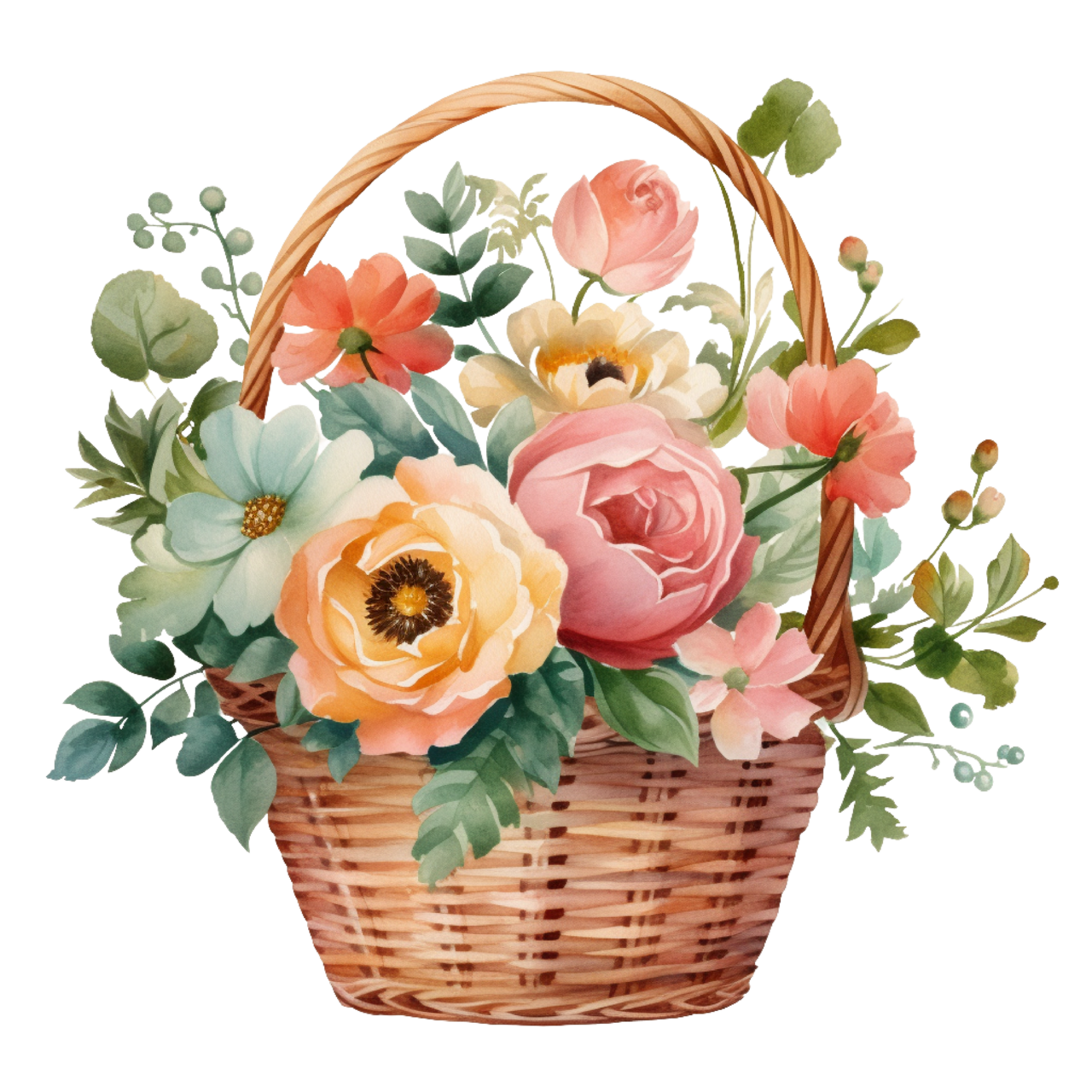 Basket page clipart transparent