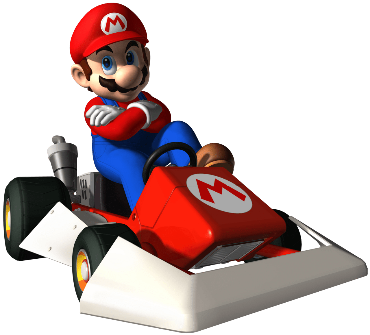 Video games super mario cart clipart free