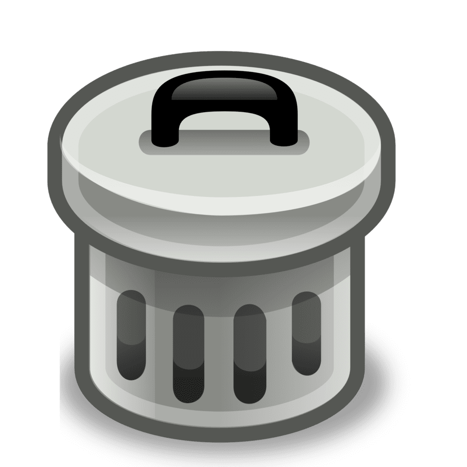 Garbage can clipart image trash id