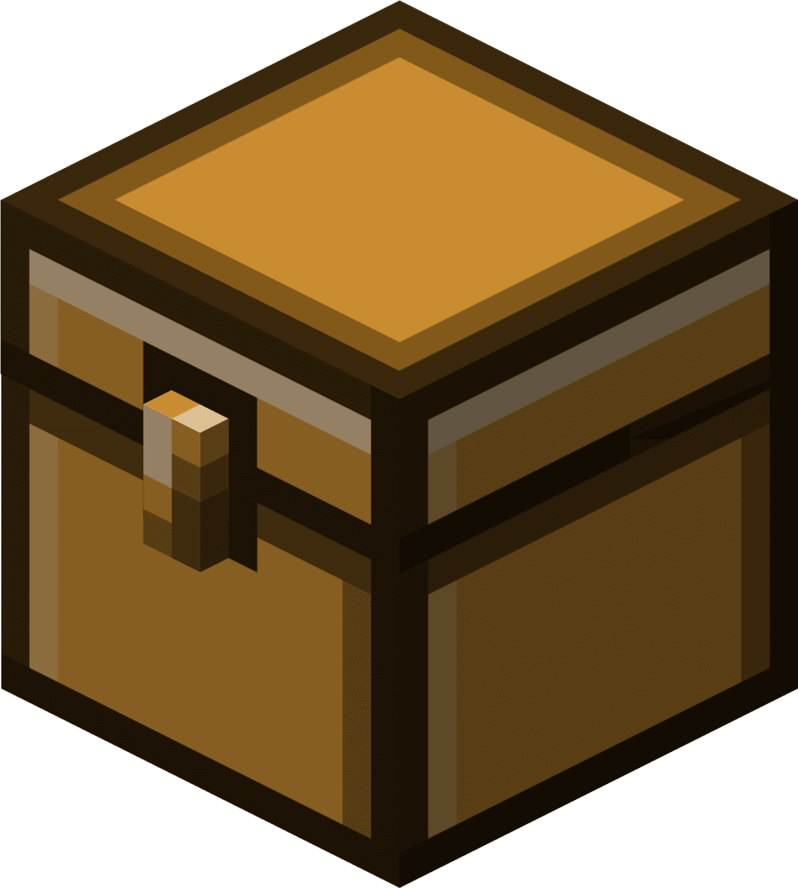 Minecraft clipart treasure chest large size image