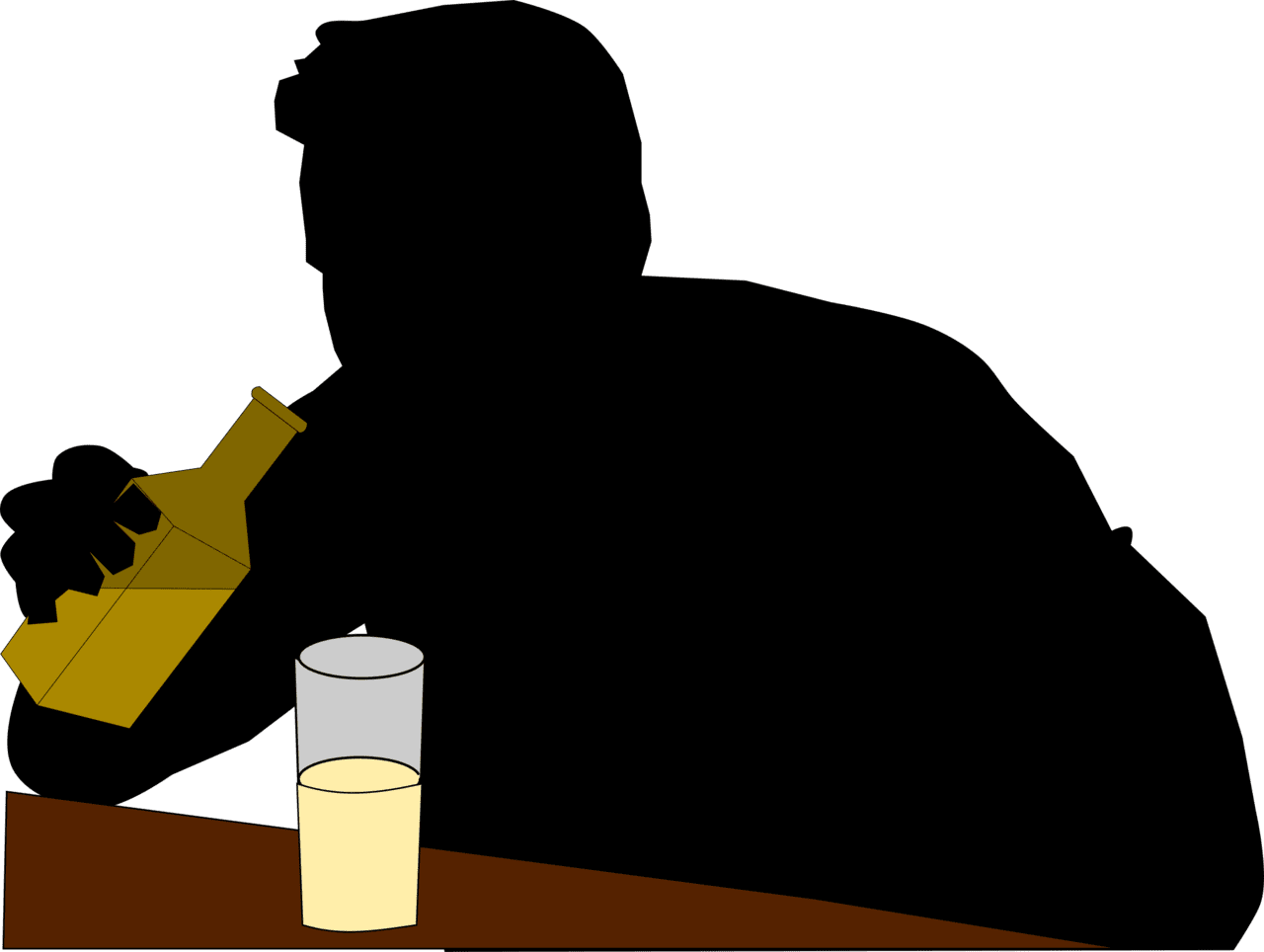 Alcohol ic man vector clipart image photo cc images