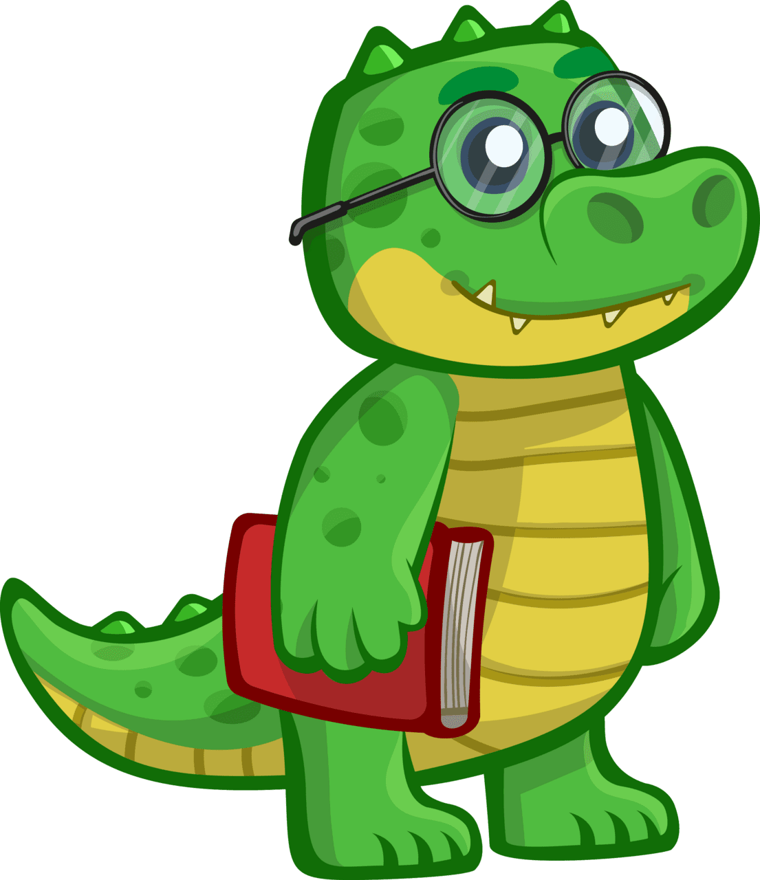 Gator clipart of animal background