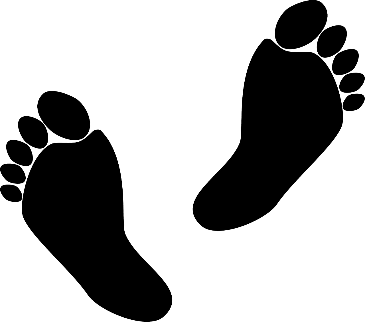 Footprint vector clipart images 2