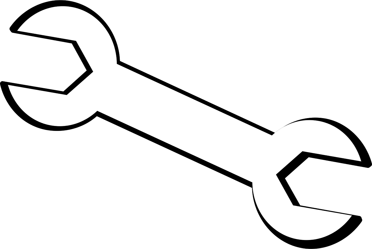 Wrench vector clipart images 8