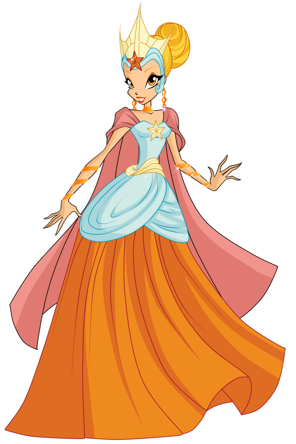 Get dressed queen stella by miaenchantedfairy deviantart clipart transparent