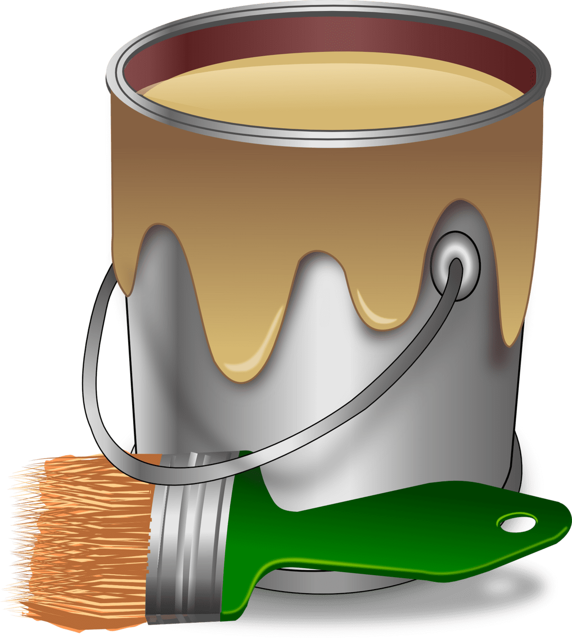 Bucket pin page clipart vector 3