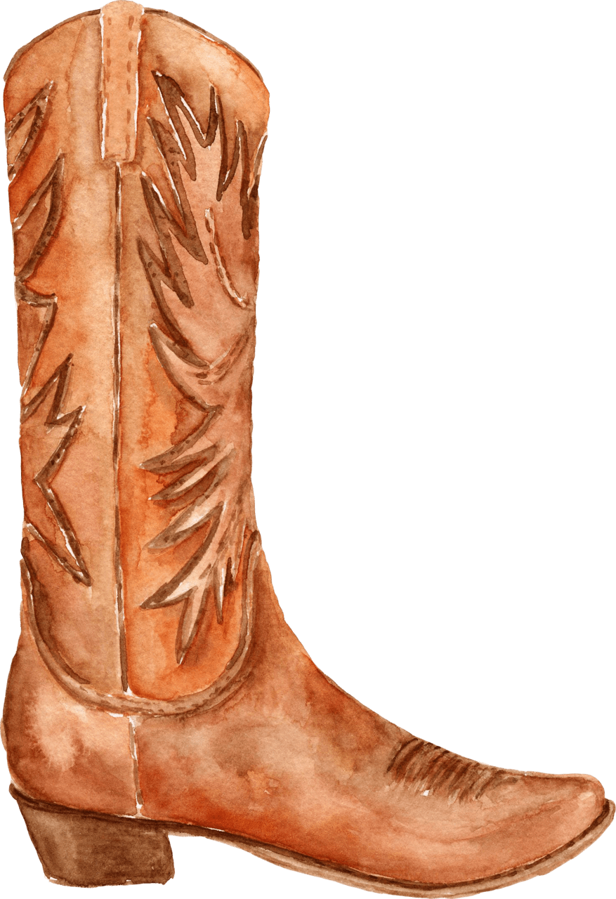 Boot pin page clipart image