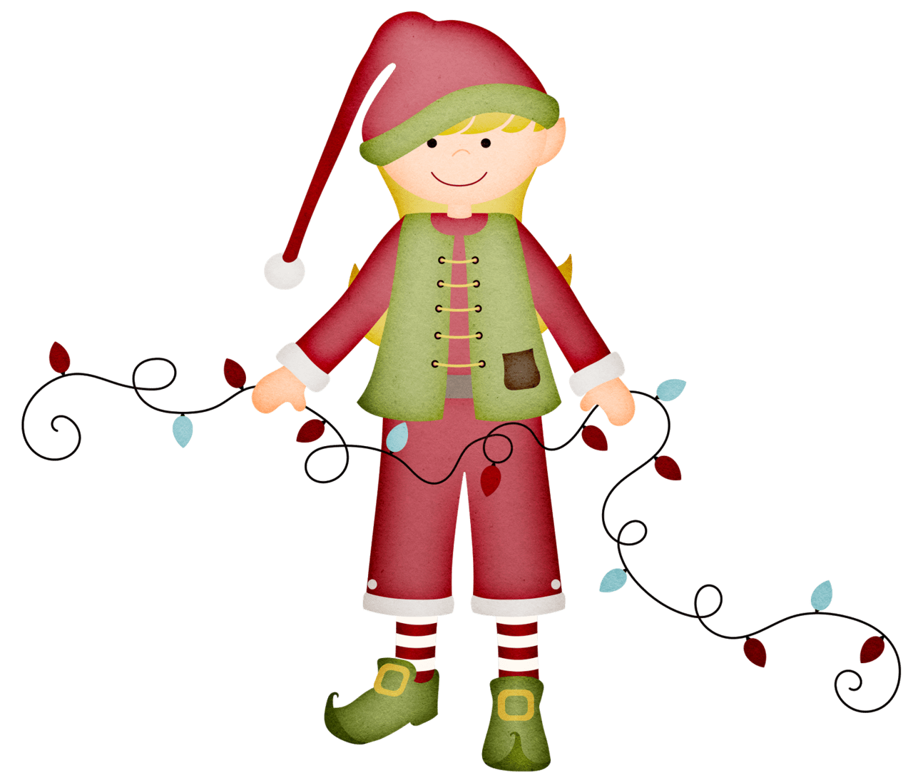 Elf the shelf fant stica navidad clipart image