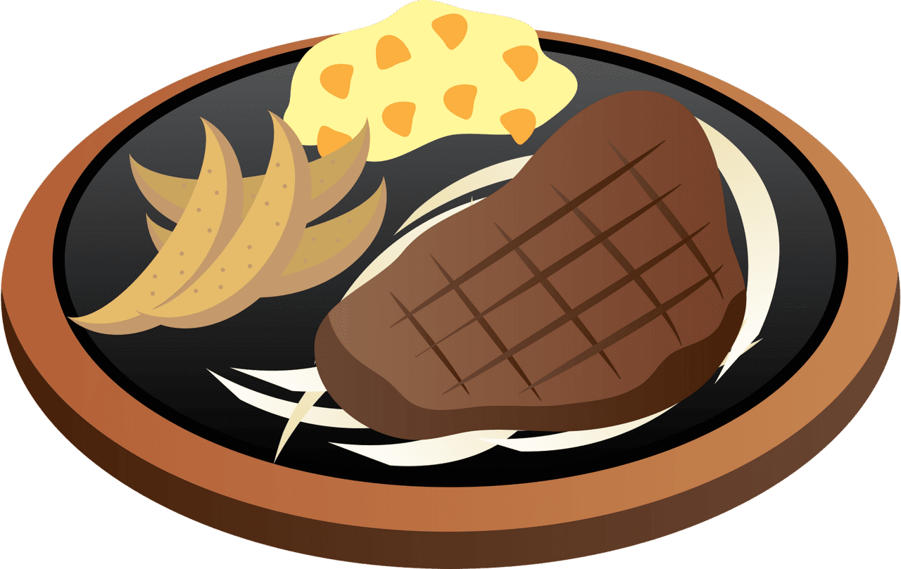 Beef steak vector clipart images 4