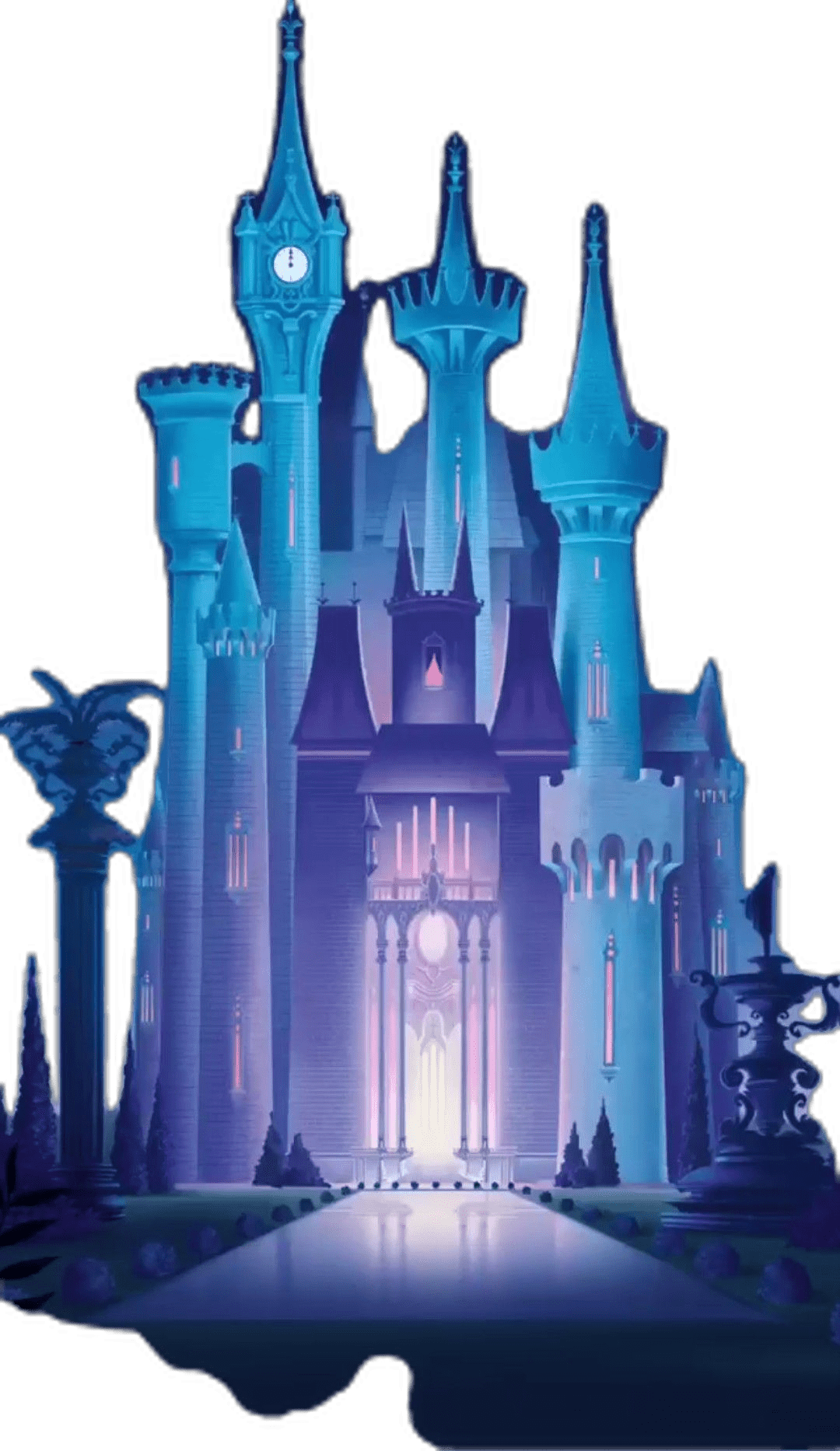 Disney castle pin page clipart logo 2