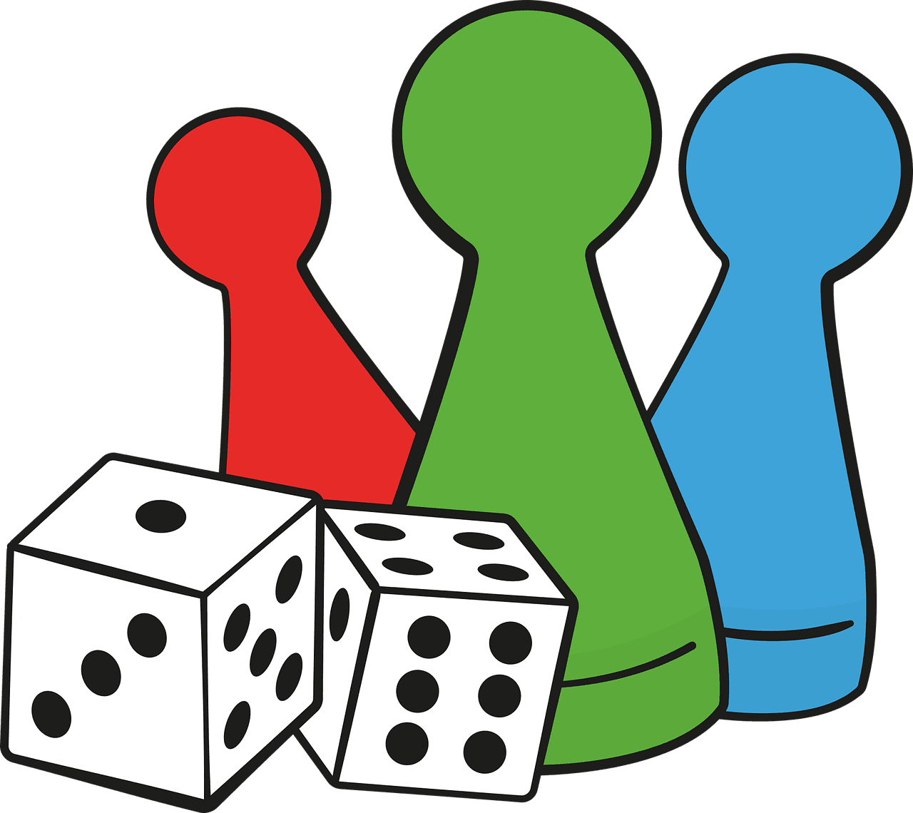 Board games vector art graphics clipart