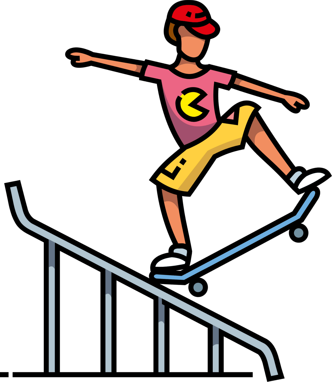 Skateboard er vector clipart images 3