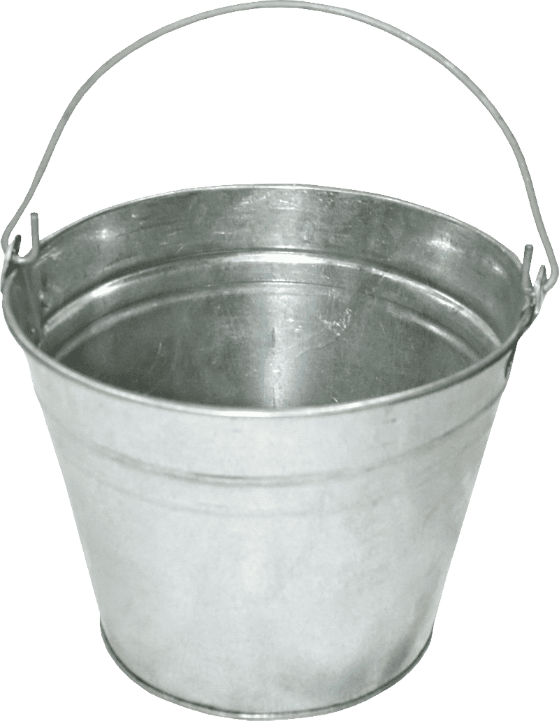 Steel bucket clipart picture