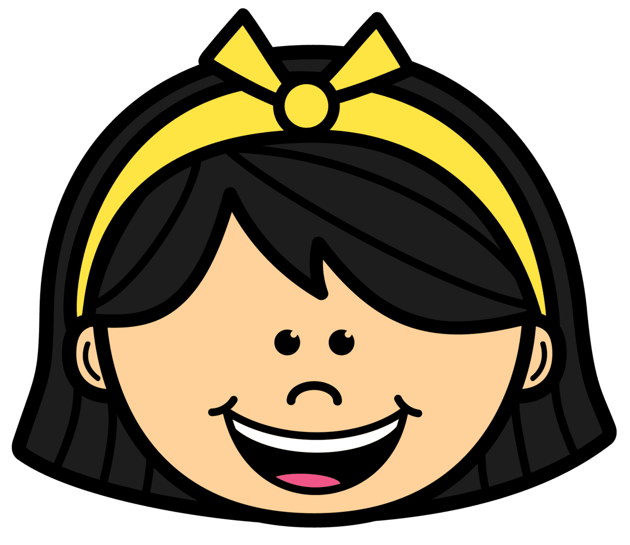 Face page clipart clip art