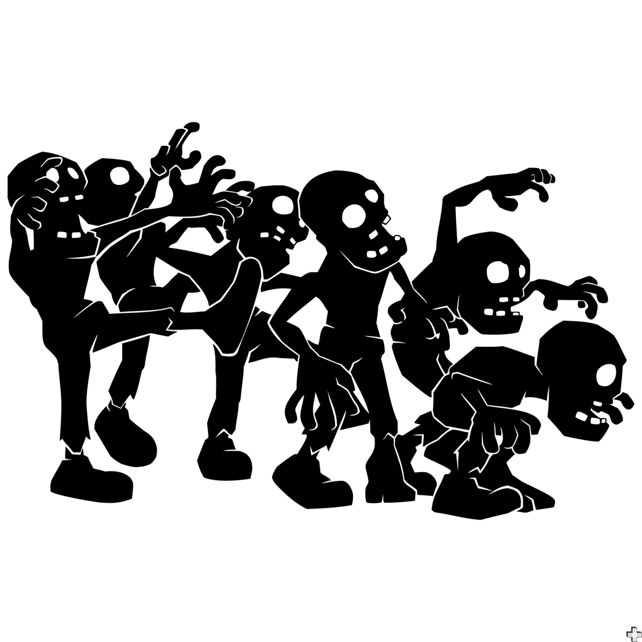 Zombie pin page clipart free 2