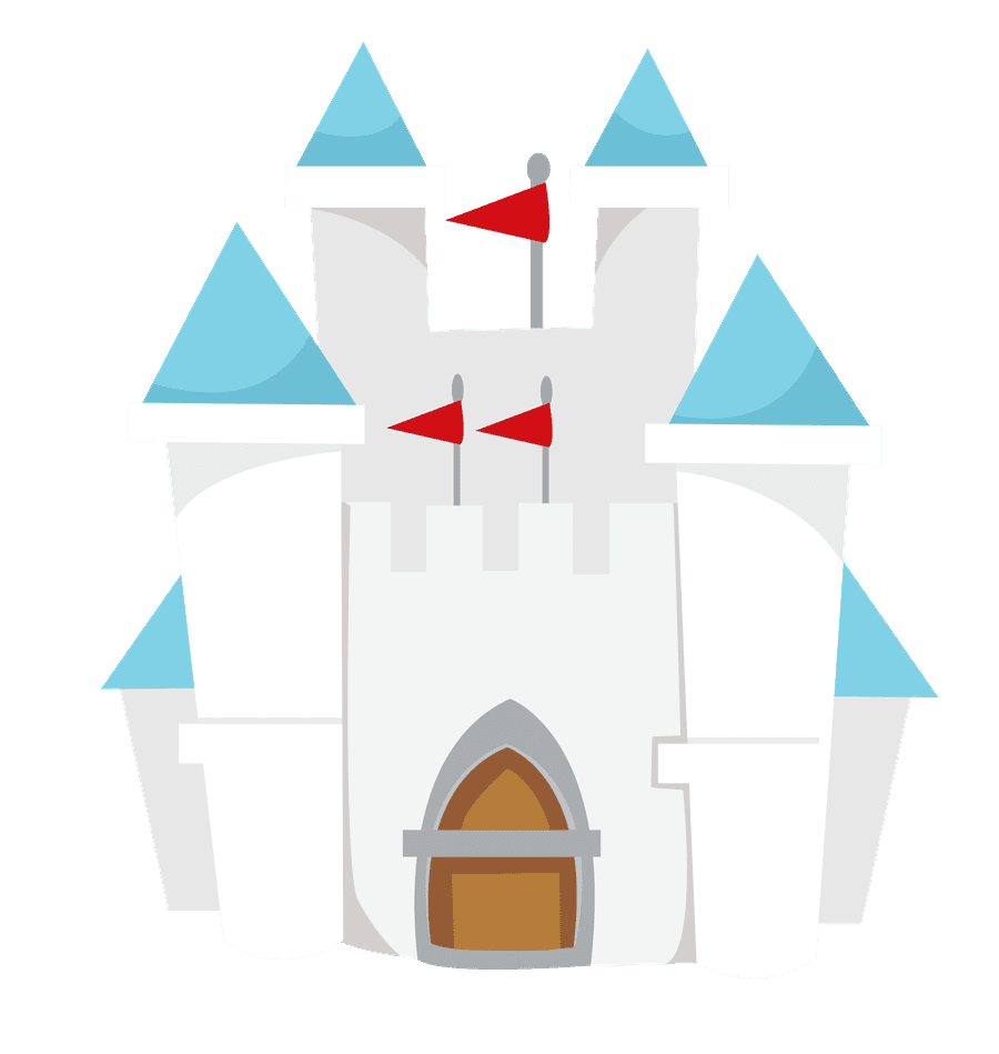 Disney castle clipart de blancaniev beb background