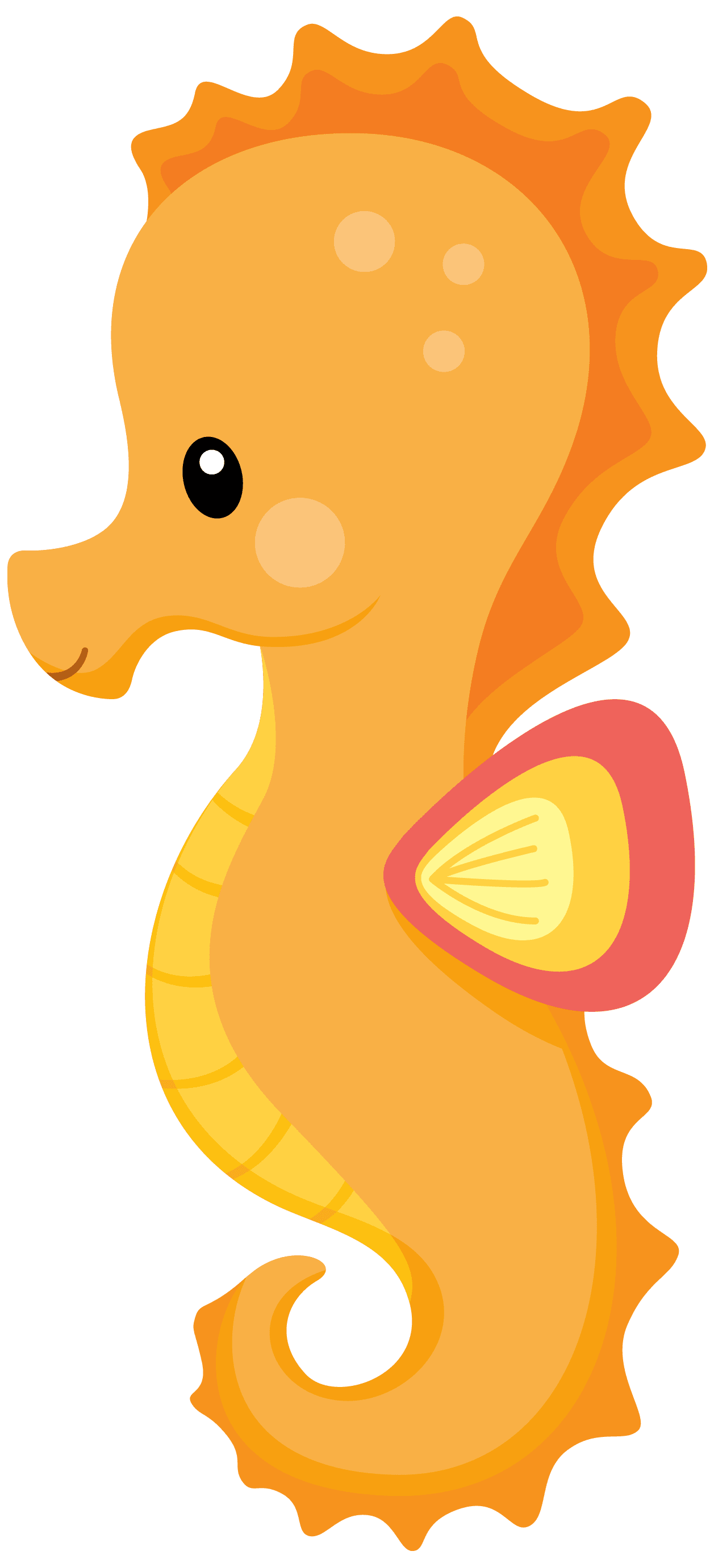 Seahorse pin page clipart photo