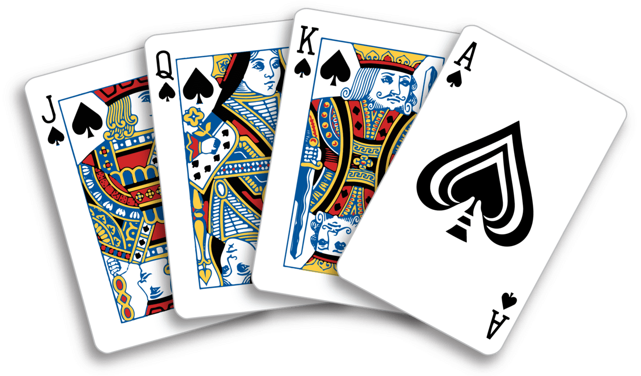 Deck of cards honor in groups clipart photo