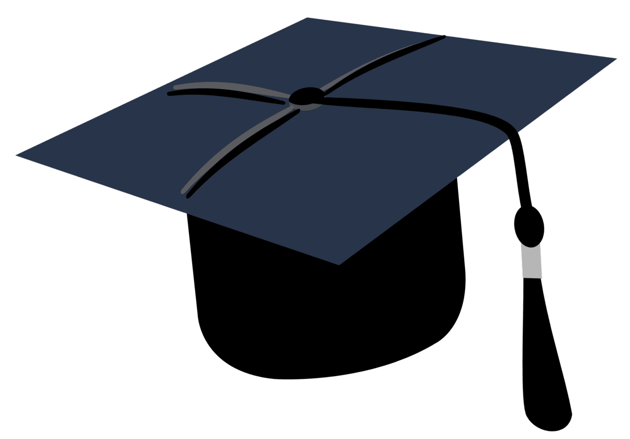 Grad cap graduation hat clipart image