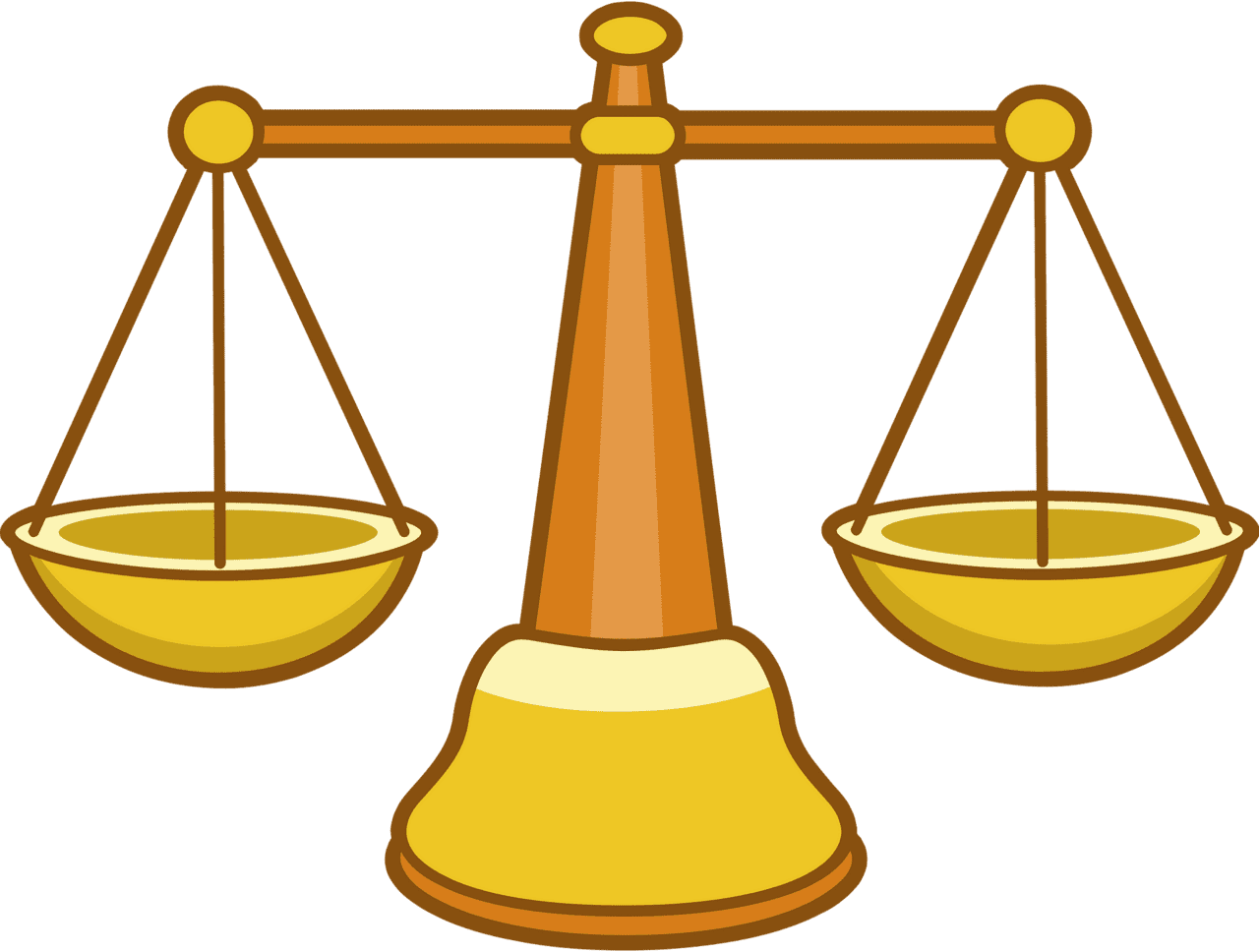 Balance scale vector clipart images 4