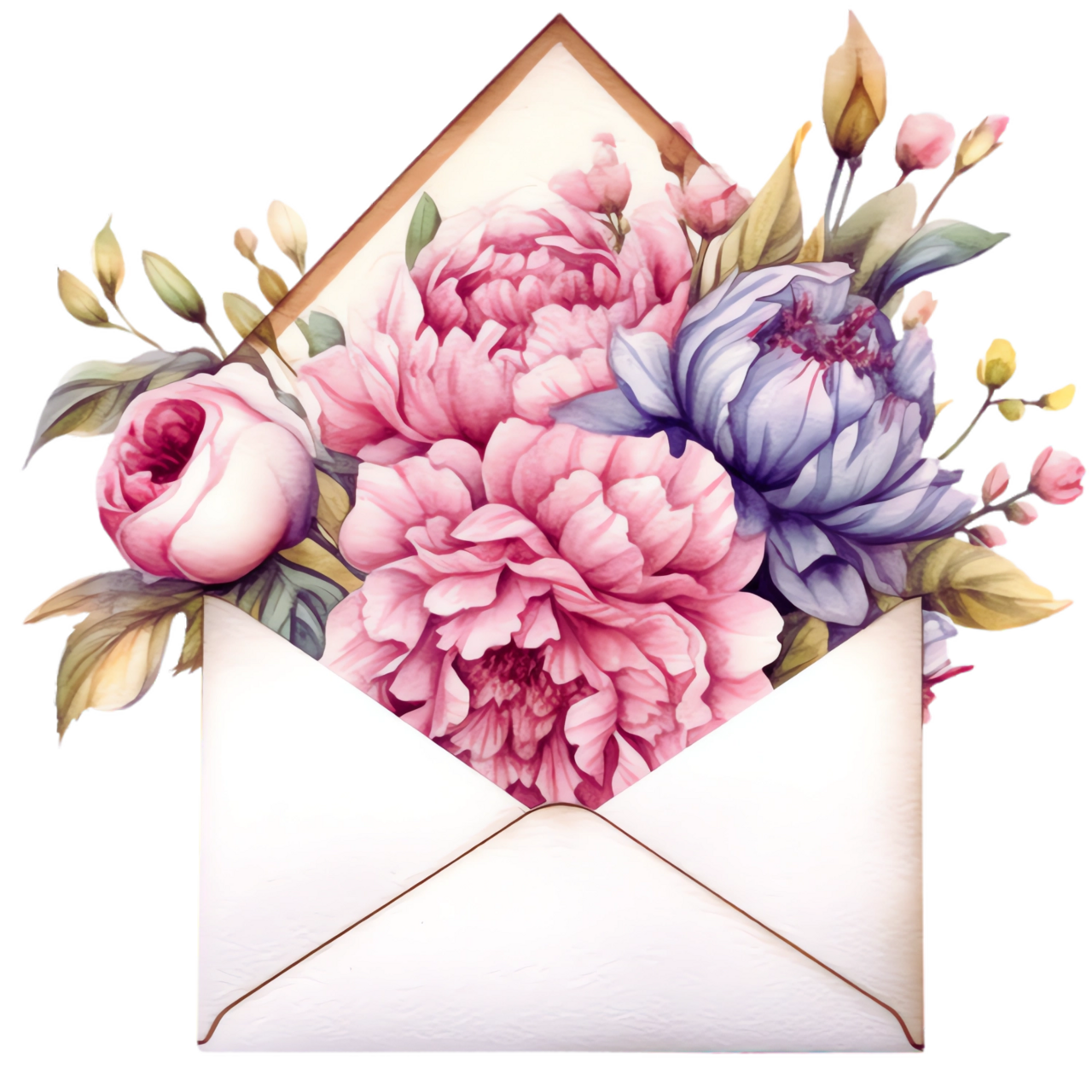 Envelope pin page clipart vector 2