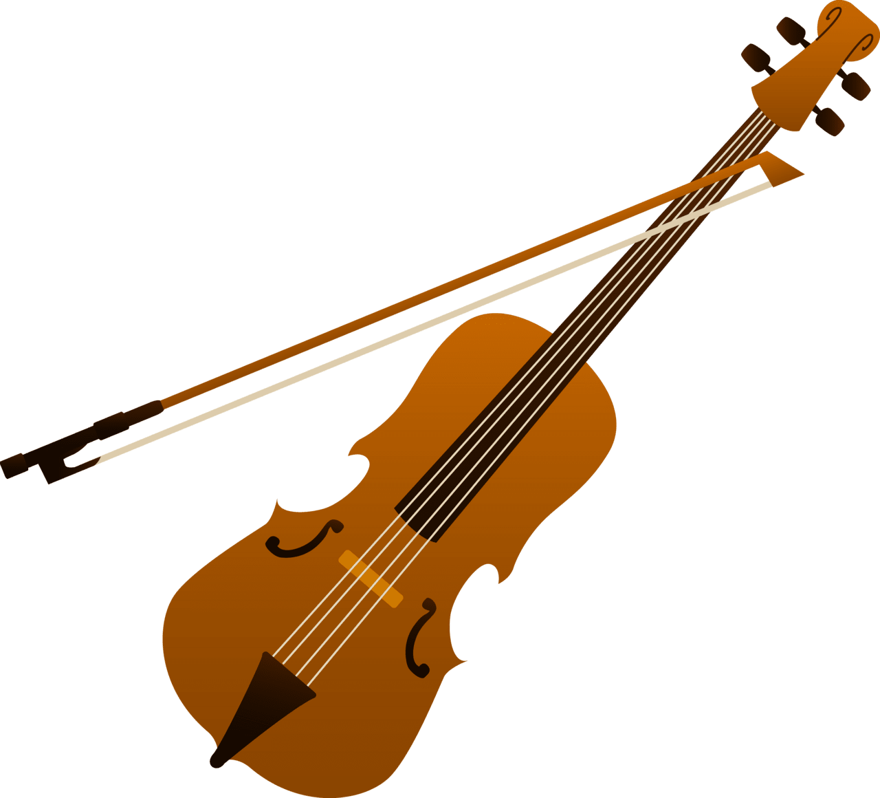 Violin instrument clipart background