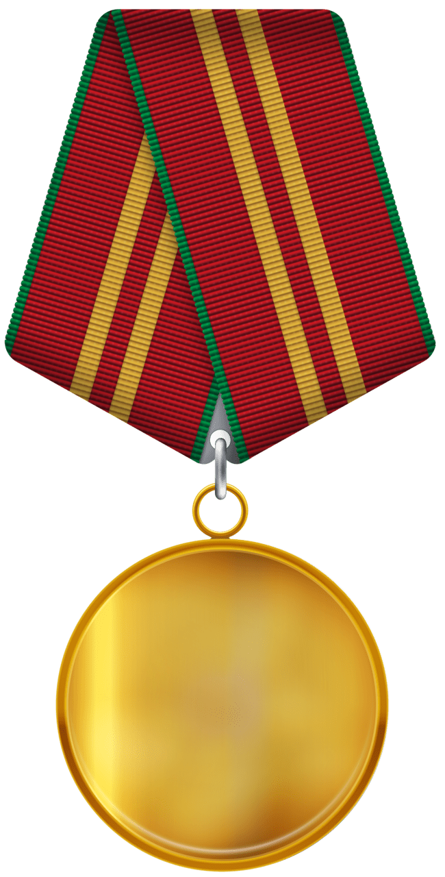 Award gold medal clipart logo