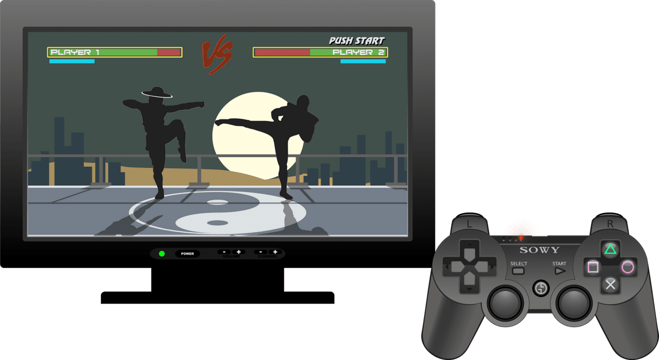 Video games playstation vector clipart images
