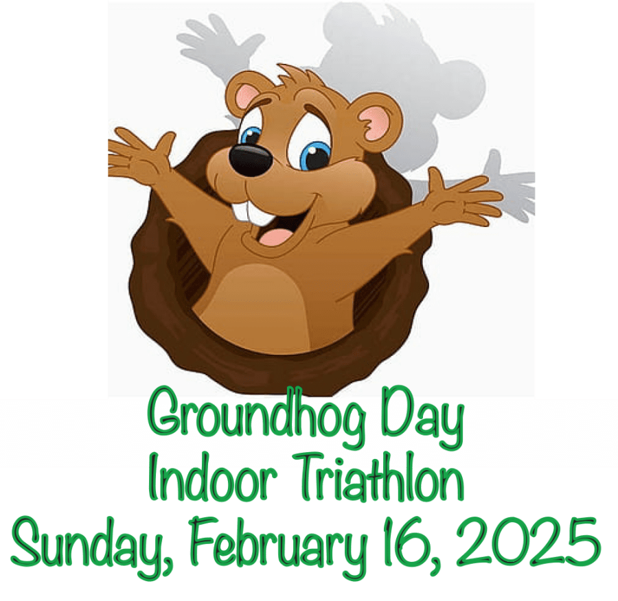 Groundhog day 2024 tri events clipart clip art