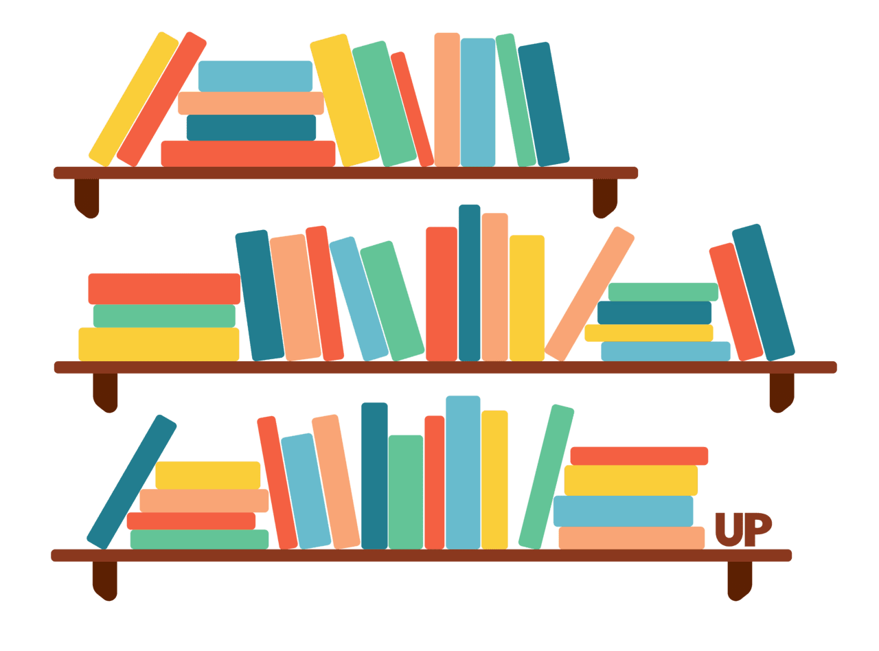 Bookshelf iowa bookstores are challenging line shopping clipart logo