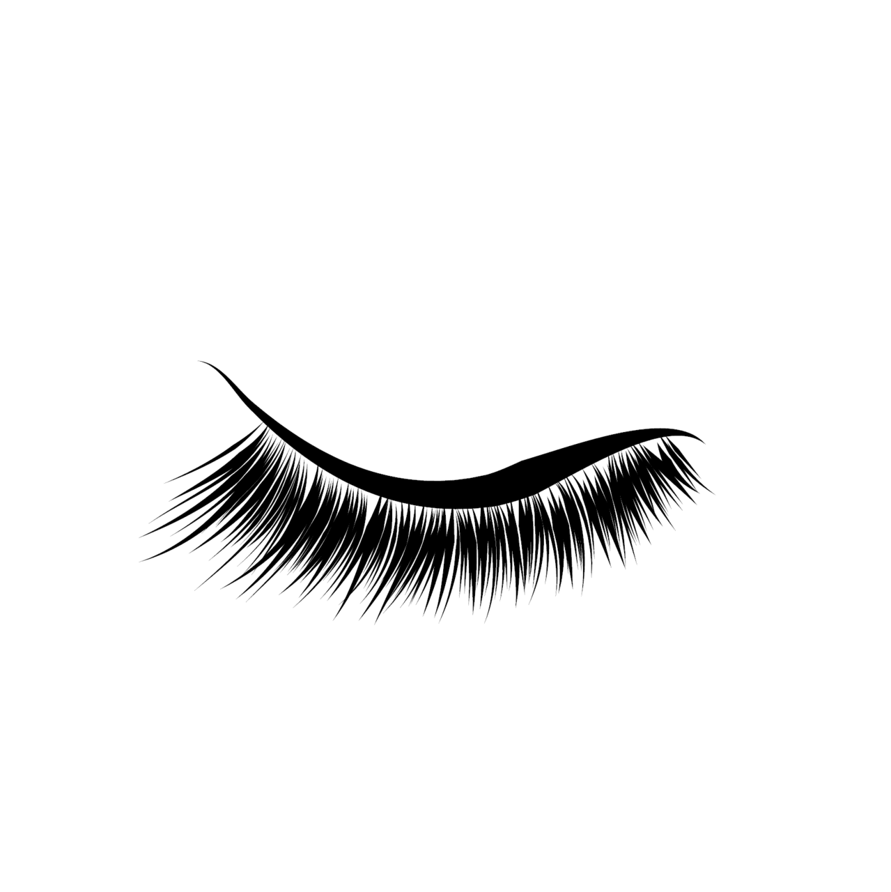 Eyelash image size clipart