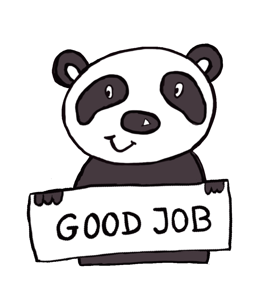 Great job good share animated messages clipart vector